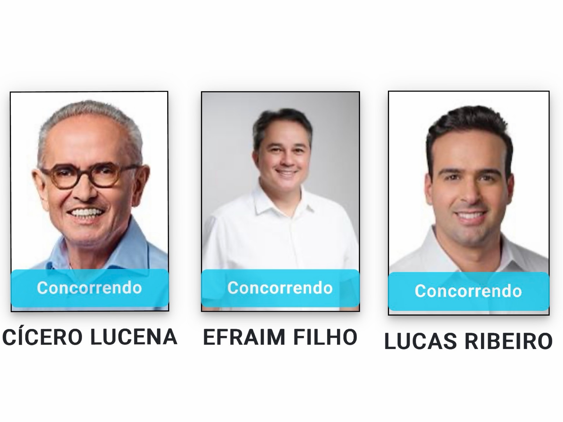 Cícero, Efraim e Lucas declaram mais de R$ 4,5 milhões em bens; saiba quem é o mais ‘rico’ e o mais ‘pobre’