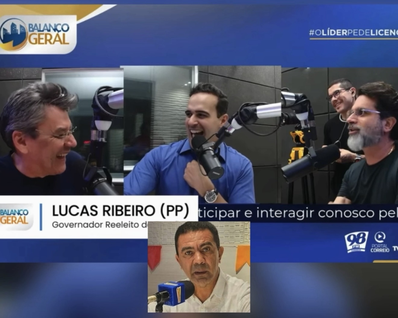 “Luciano Breno votou em mim”, afirma governador Lucas Ribeiro e declaração vira assunto nos bastidores da política de Campina Grande